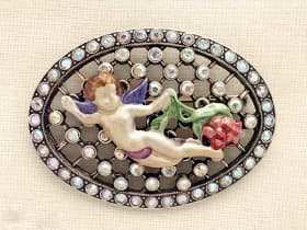 Cherub Brooches