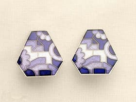 Enameled Earclips